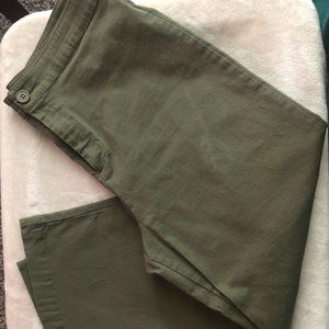FOREVER 21 Green Ankle Pants